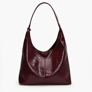 Commense Leisure Button Clasp Hobo Bag